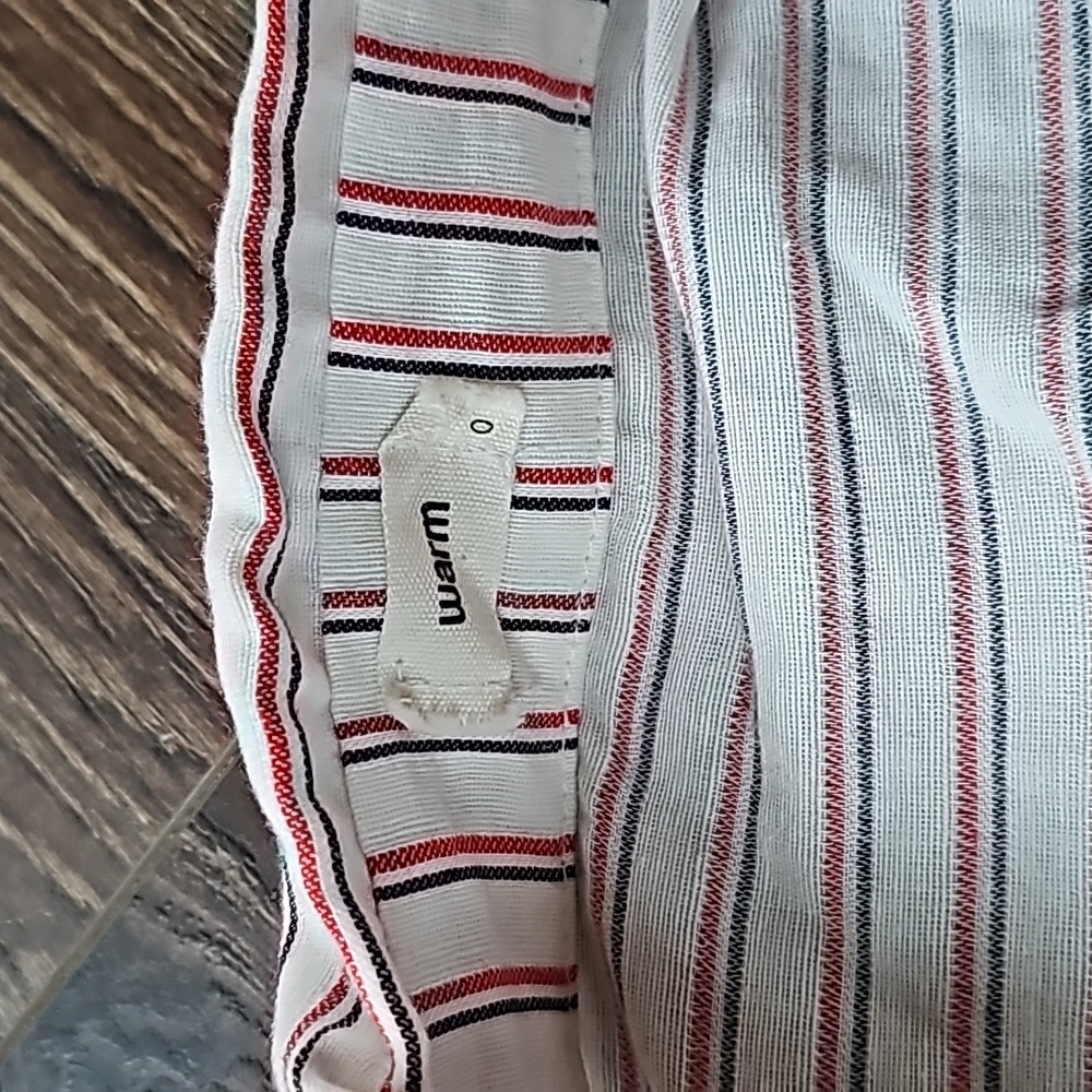 Warm Cotton Stripe Tie Back Dress - Picture 3 of 5